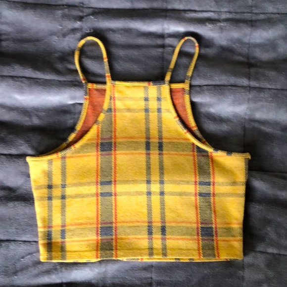 patterned yellow simons top - Picture 2 of 3